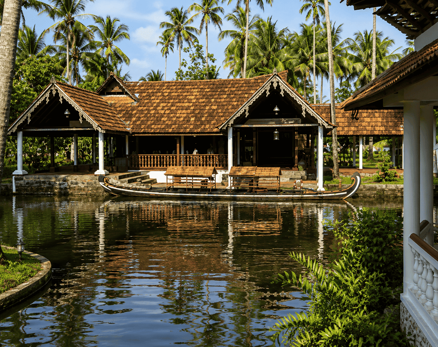 Coconut Lagoon Kumarakom heritage backwater wedding venue